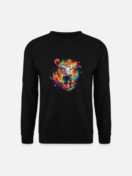 BASKETBALL forever! - Unisex Sweatshirt - black
