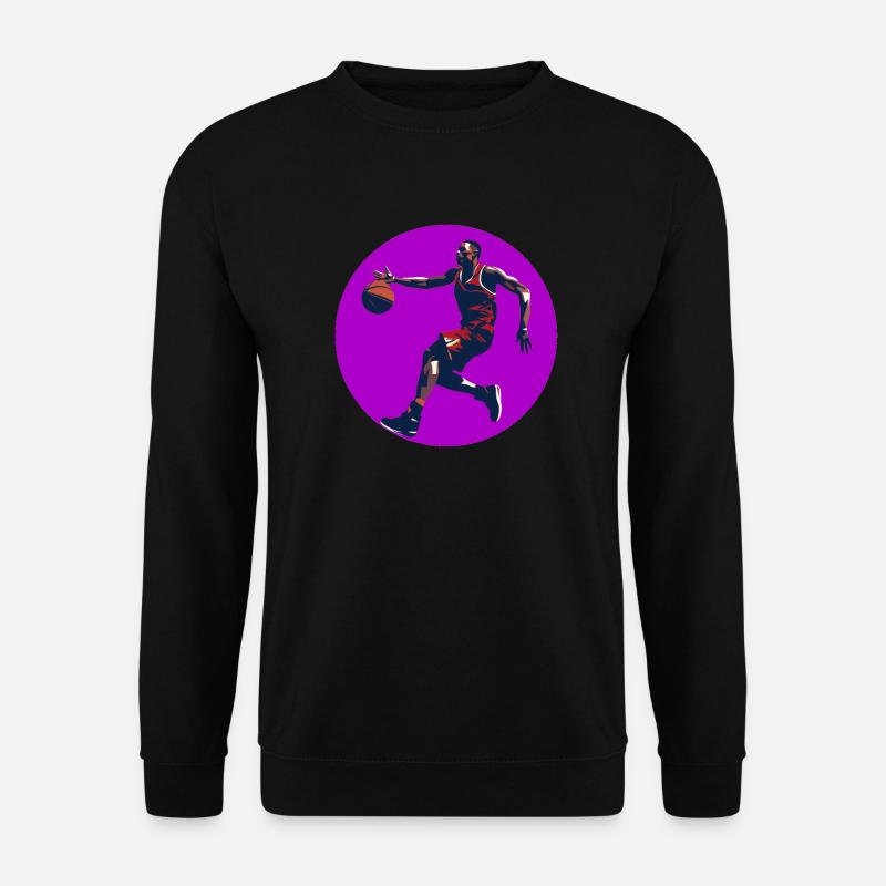 BASKETBALL forever! - Unisex Sweatshirt - black
