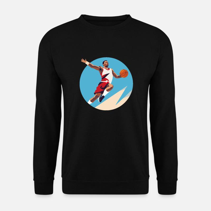 BASKETBALL forever! - Unisex Sweatshirt - black