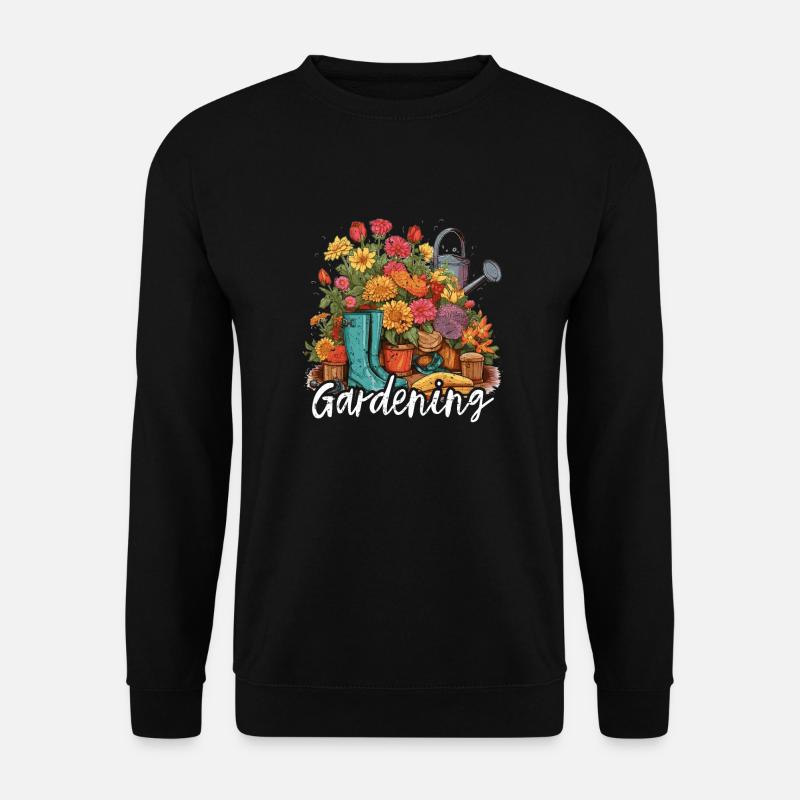 A garden lover's delight - Unisex Sweatshirt - black