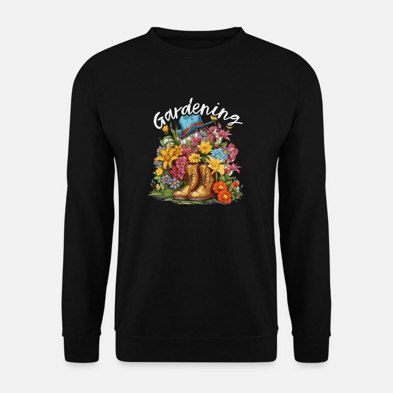 A garden lover's delight - Unisex Sweatshirt - black