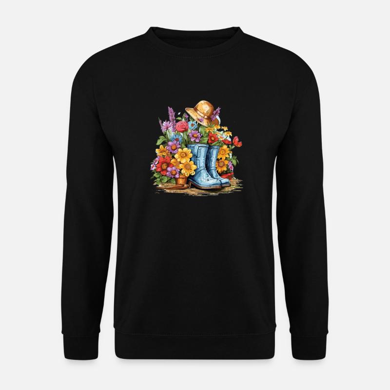 A garden lover's delight - Unisex Sweatshirt - black