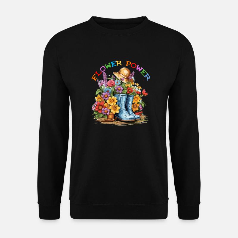 A garden lover's delight - Unisex Sweatshirt - black