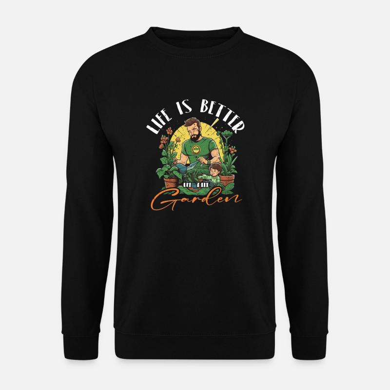 A garden lover's delight - Unisex Sweatshirt - black