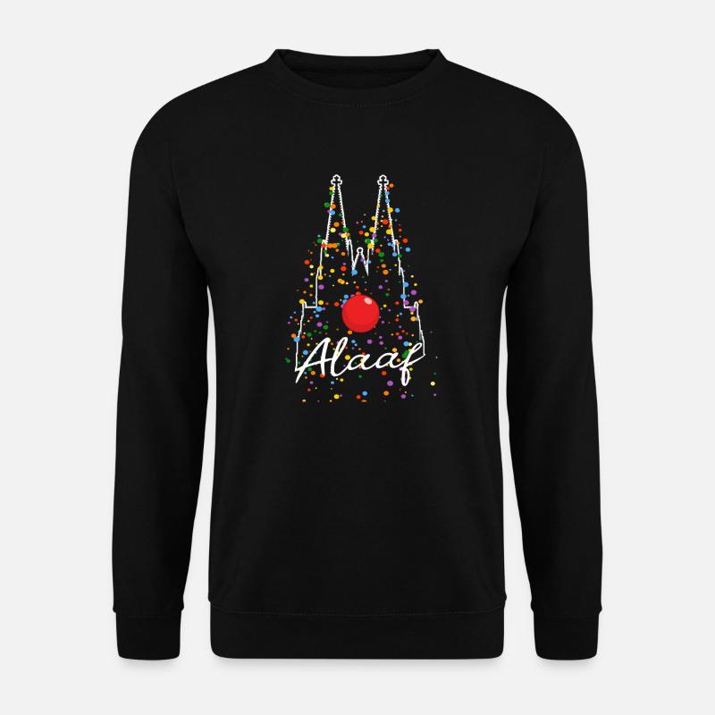 Karneval Kölle Alaaf am Kölner Dom - Unisex Pullover - Schwarz
