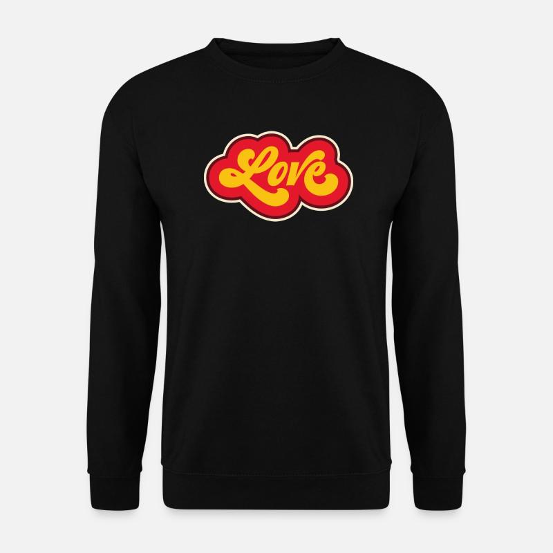 Love - Unisex Pullover - Schwarz