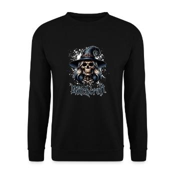 In a world full of princesses, be a witch - Unisex Sweatshirt - black - Front - Alina (178cm) & Michal (187cm)