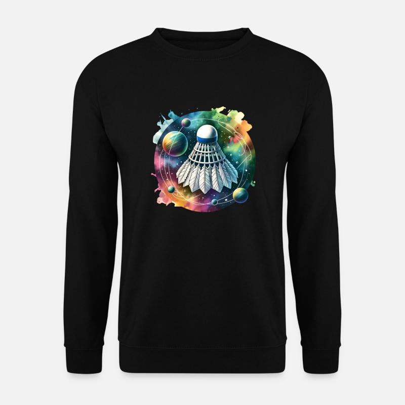 Cool badminton badminton design - Unisex Sweatshirt - black