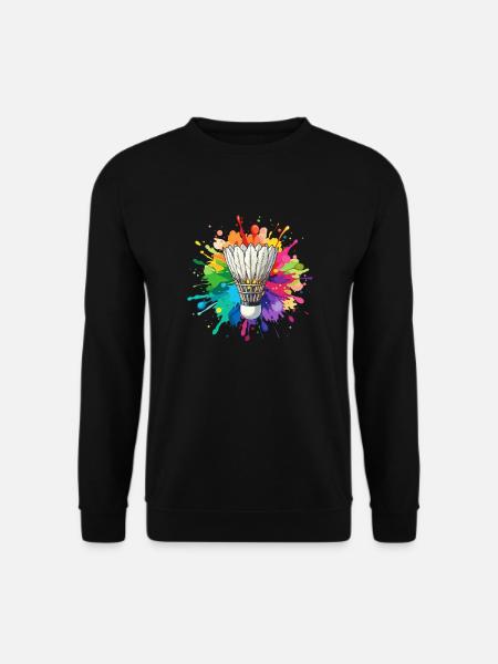 Cool badminton badminton design - Unisex Sweatshirt - black