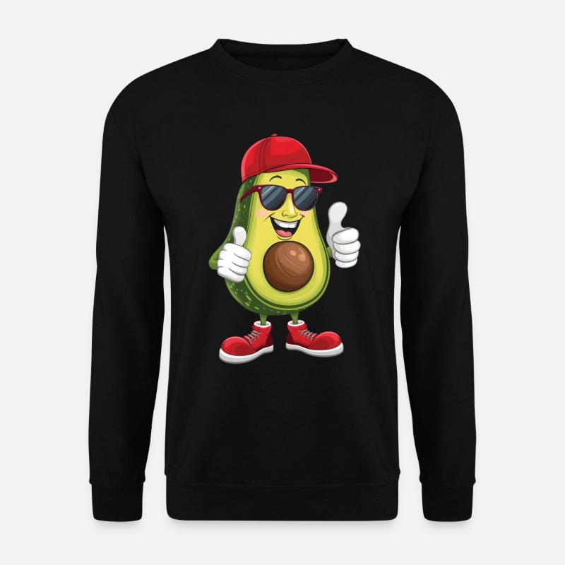 Avocado - Unisex Pullover - Schwarz