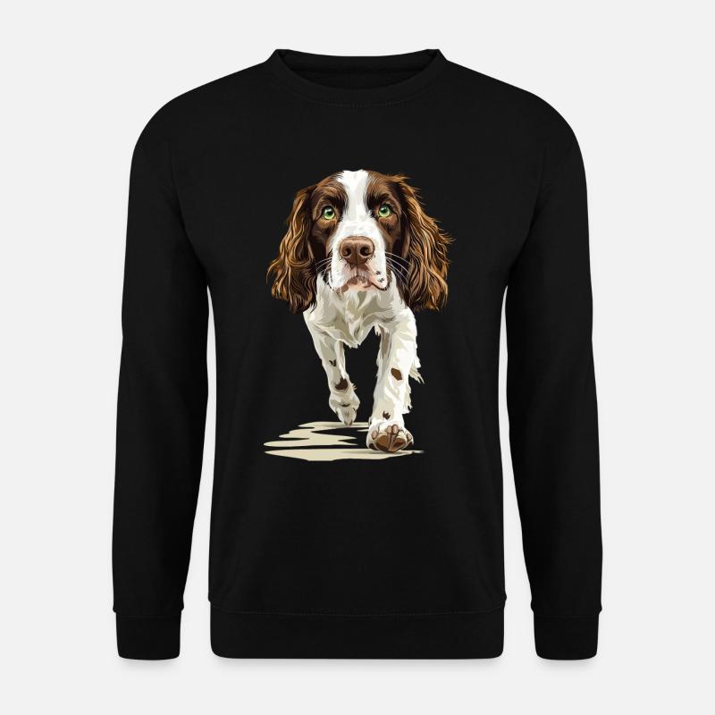 Englischer Springer Spaniel - Unisex Pullover - Schwarz