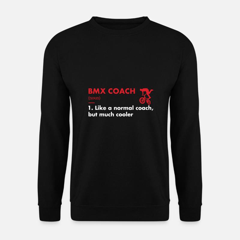 Sport Coach Definition BMX - Unisex Pullover - Schwarz