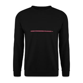 Unterstrich Flag Österreich Fahne small - Unisex Pullover - Schwarz - Vorne - Alina (178cm) & Michal (187cm)