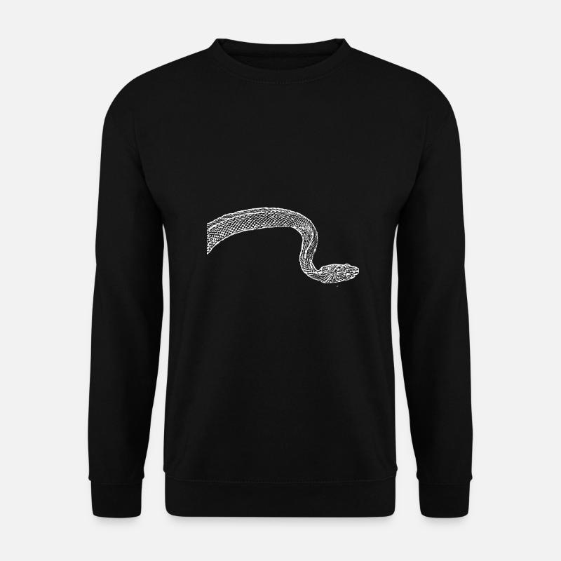 Schlange Schlangen - Unisex Pullover - Schwarz
