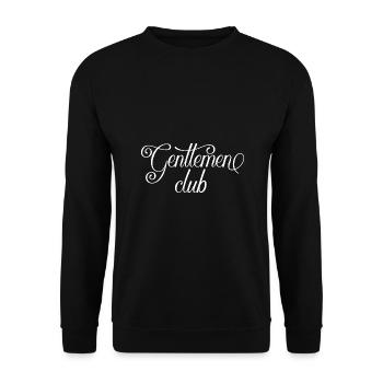 Gentlemen club - Unisex Pullover - Schwarz - Vorne - Alina (178cm) & Michal (187cm)