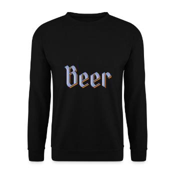 Beer - Unisex Pullover - Schwarz - Vorne - Alina (178cm) & Michal (187cm)