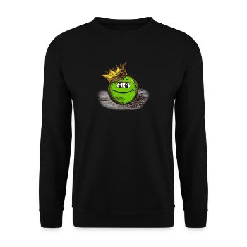 Princesse Pois - Sweat-shirt Unisexe - noir - Devant - Alina (178cm) & Michal (187cm)