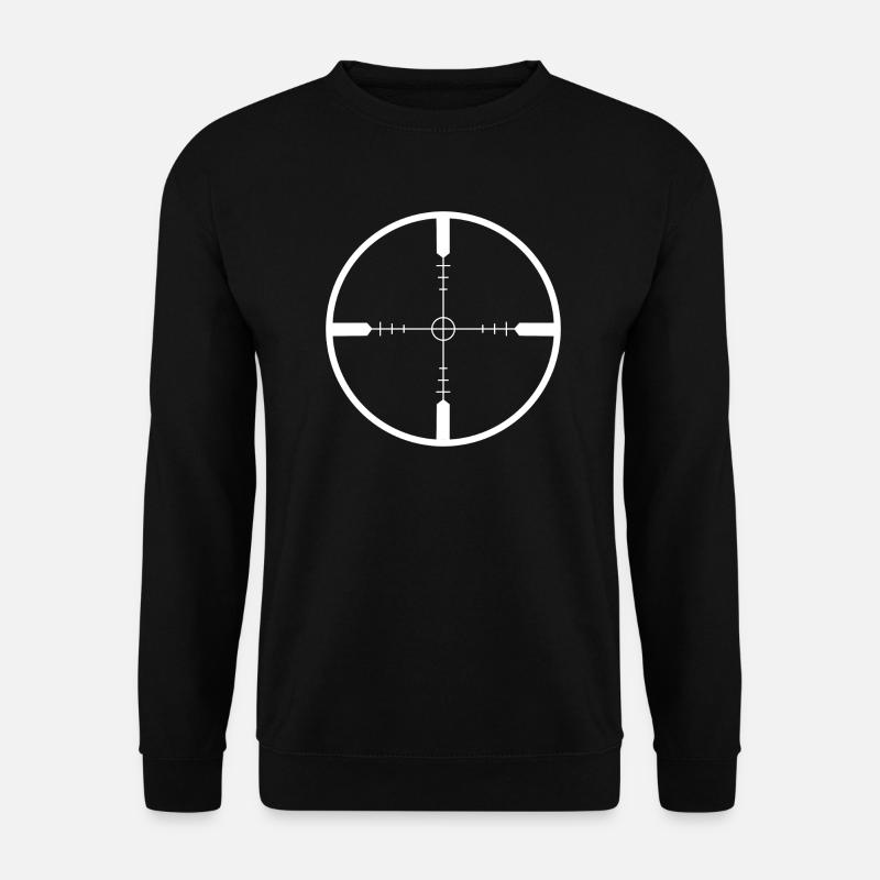 Crosshairs - Visor - Unisex Sweatshirt - black