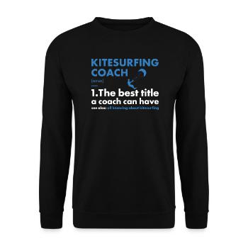 Sport Coach Kitesurfing - Unisex Sweatshirt - black - Front - Alina (178cm) & Michal (187cm)
