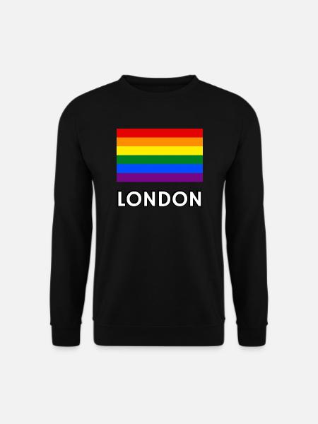 Pride Flag London - Unisex Sweatshirt - black
