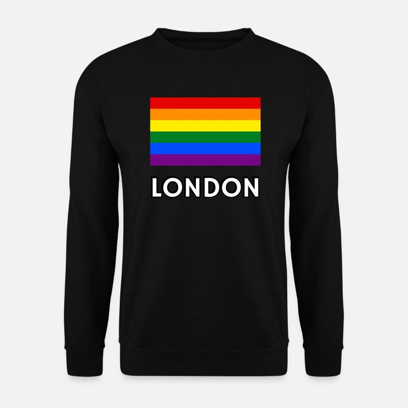 Pride-Flagge London - Unisex Pullover - Schwarz