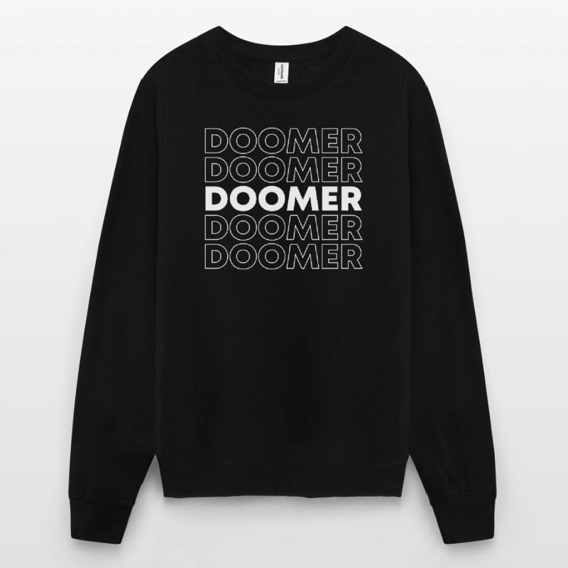 Conception de logo de texte Doomer Sweat-shirt Unisexe