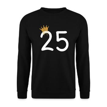 25 - Sweat-shirt Unisexe - noir - Devant - Alina (178cm) & Michal (187cm)