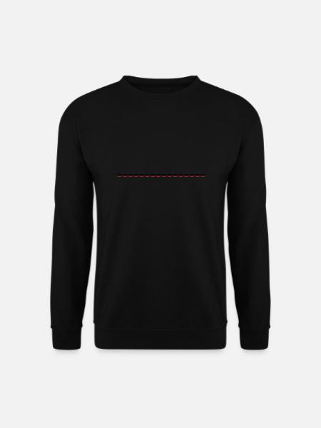 Line dashed - Unisex Sweatshirt - black