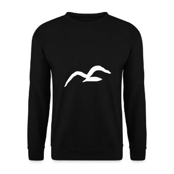 gull - Unisex Sweatshirt - black - Front - Alina (178cm) & Michal (187cm)