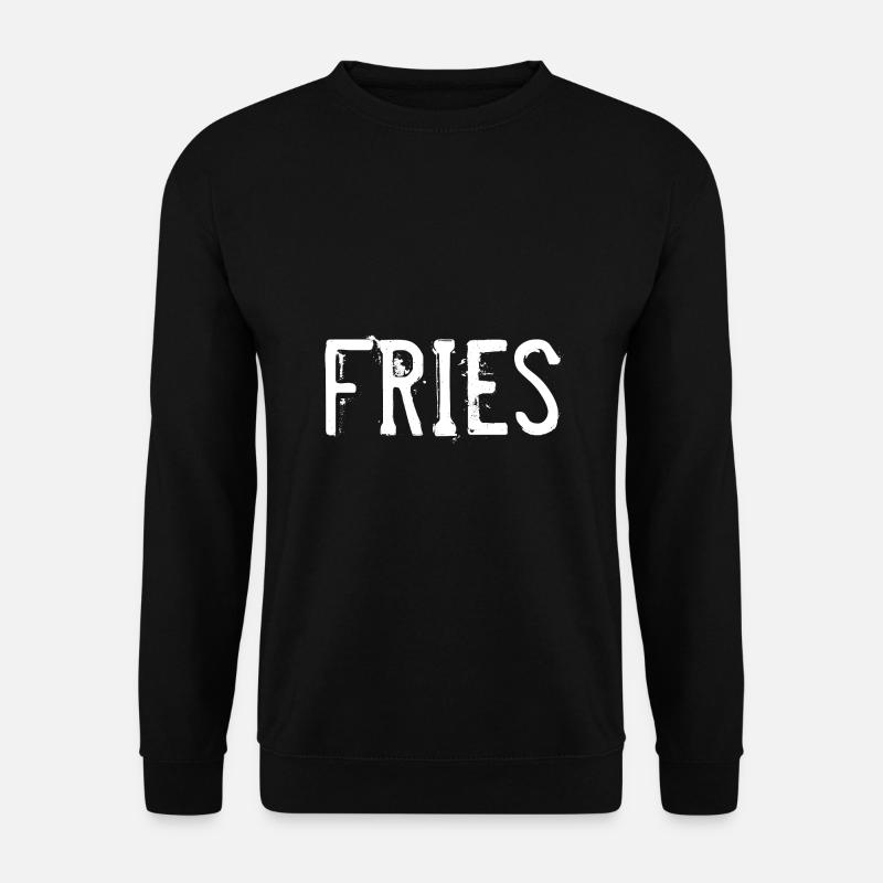 Fries - Unisex Pullover - Schwarz