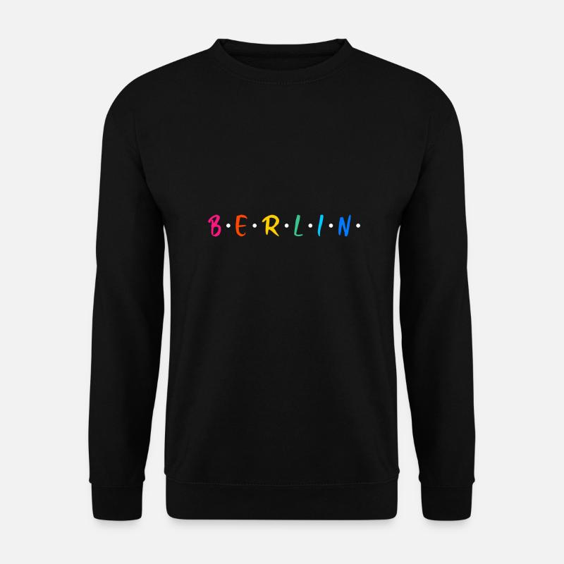 Berlin Berliner Berlinerin Neukölln Geschenk - Unisex Pullover - Schwarz