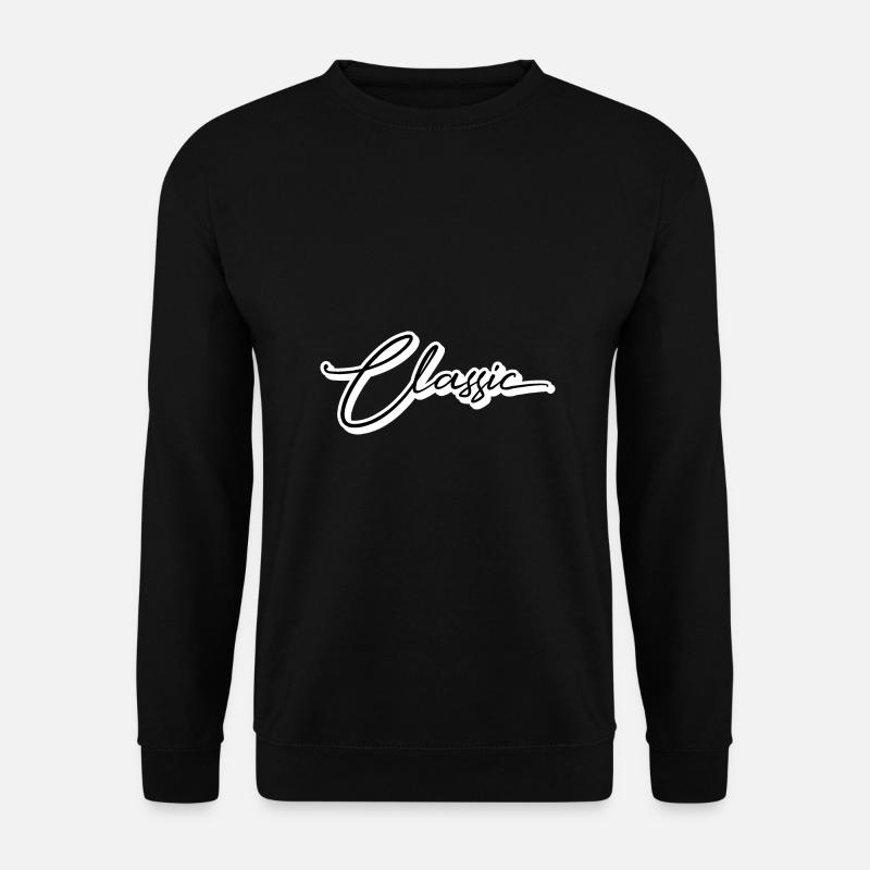 Classic - Unisex Pullover - Schwarz