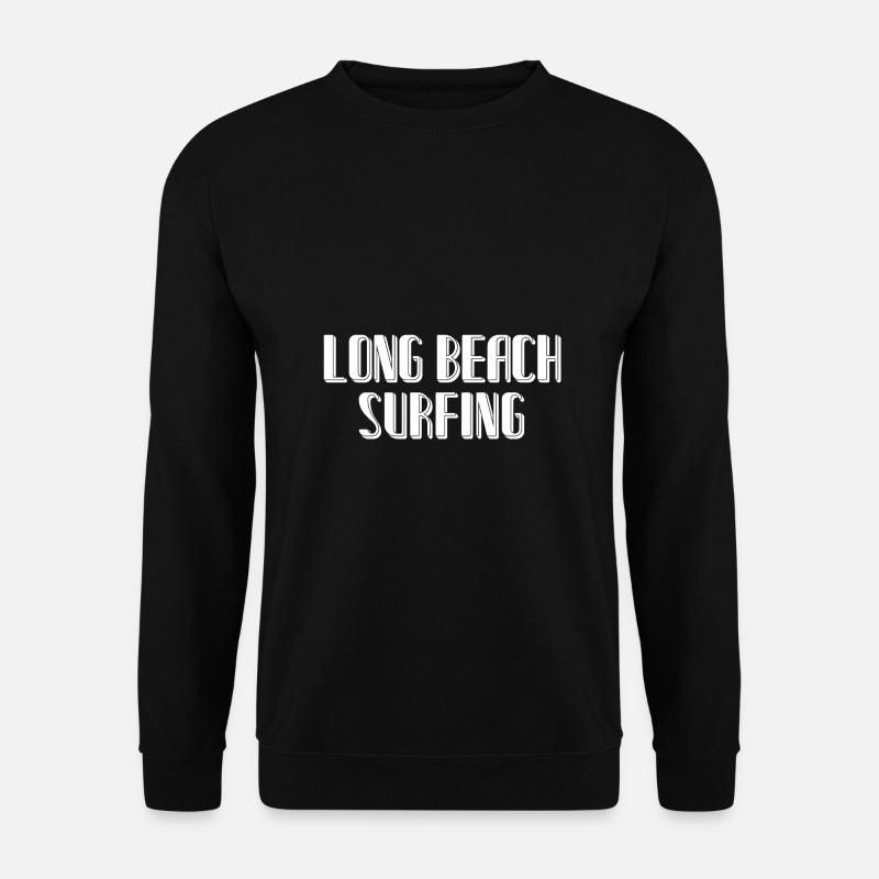 Long Beach Surfing - Unisex Pullover - Schwarz