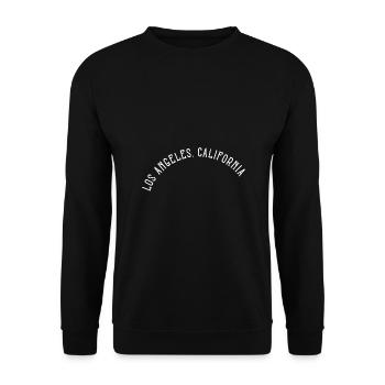 Los Angeles Californie - Sweat-shirt Unisexe - noir - Devant - Alina (178cm) & Michal (187cm)