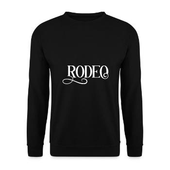 Rodeo - Unisex Sweatshirt - black - Front - Alina (178cm) & Michal (187cm)