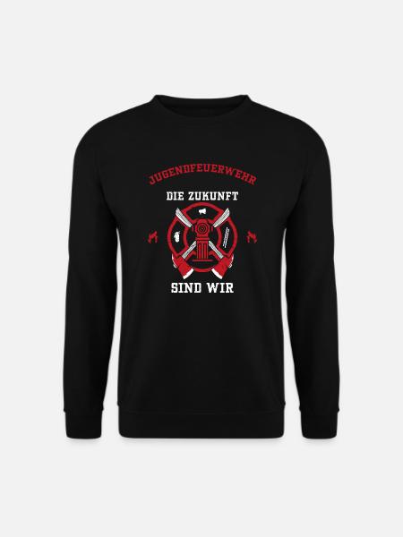 Jugendfeuerwehr Die Zukunft Sind... - Unisex Pullover - Schwarz