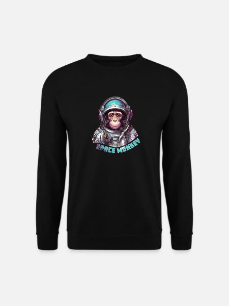 Space Monkey - Unisex Sweatshirt - black
