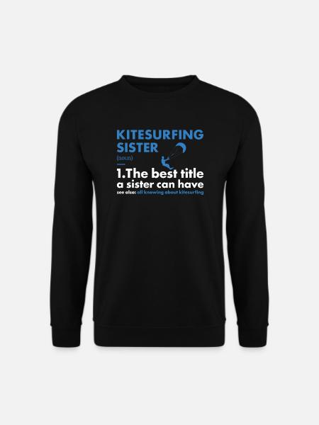 Sport Sister Kitesurfing - Unisex Sweatshirt - black
