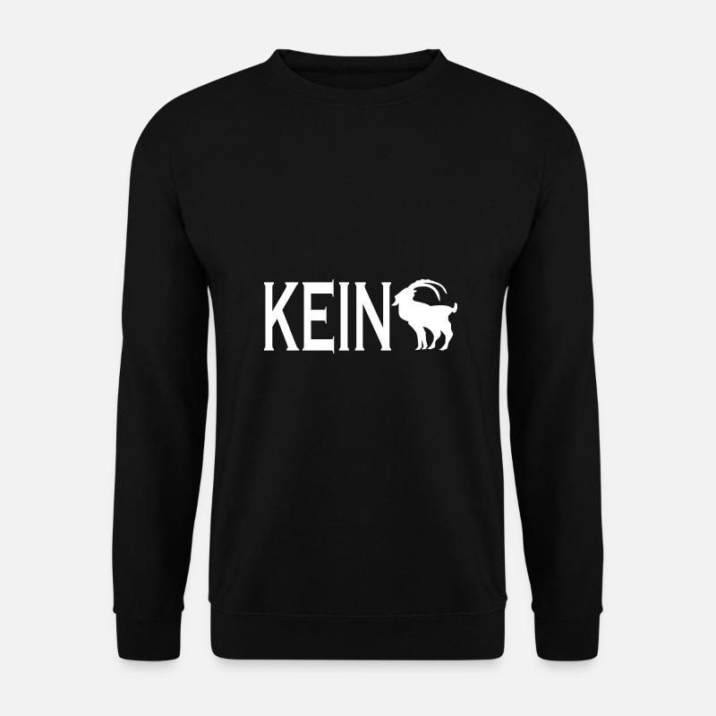 Kein Bock Drauf - Lustiges Männer Frauen Bock - Unisex Pullover - Schwarz