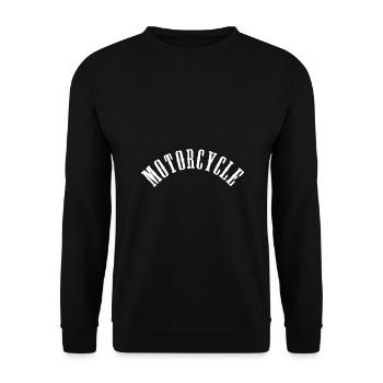 Motocyclette - Sweat-shirt Unisexe - noir - Devant - Alina (178cm) & Michal (187cm)