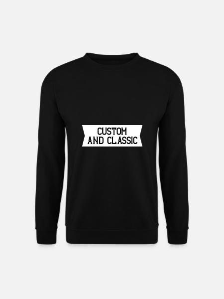 Custom and Classic - Unisex Sweatshirt - black