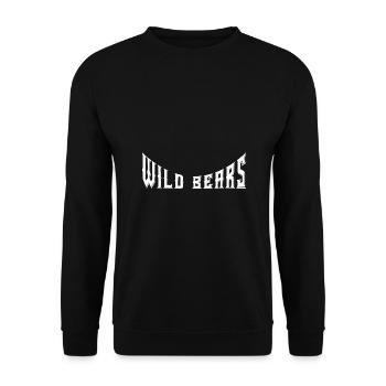 Ours sauvages - Sweat-shirt Unisexe - noir - Devant - Alina (178cm) & Michal (187cm)