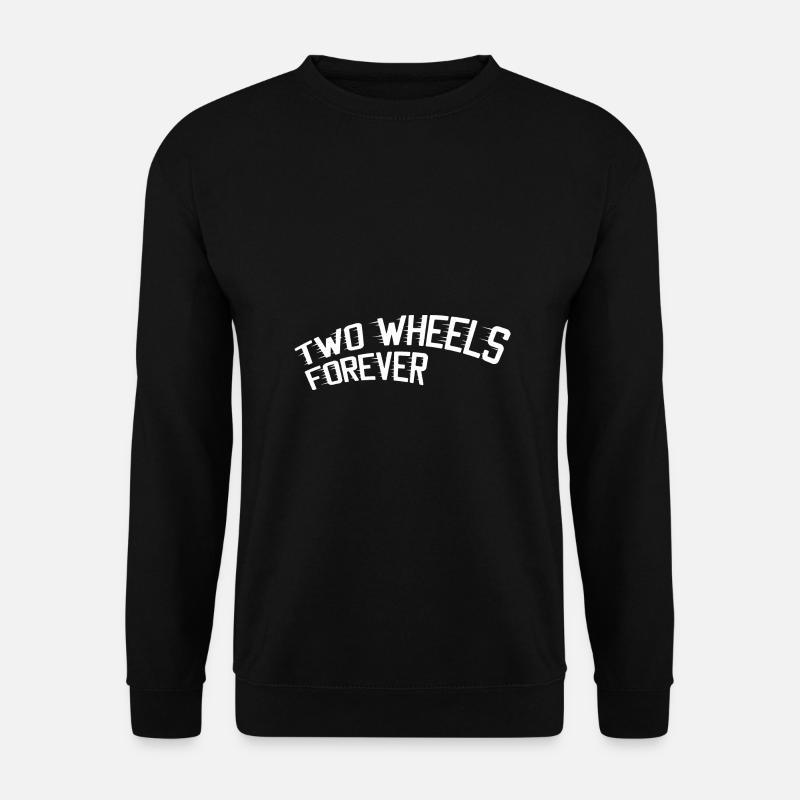 Two Wheels Forever - Unisex Pullover - Schwarz
