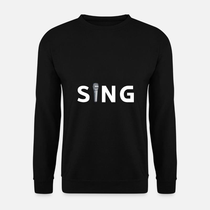 Sing micro - Sweat-shirt Unisexe - noir