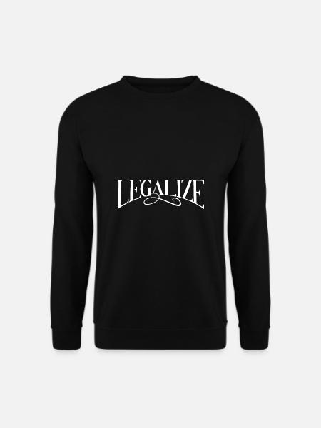 Legalize - Unisex Sweatshirt - black