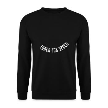 Tuned for speed - Unisex Sweatshirt - black - Front - Alina (178cm) & Michal (187cm)