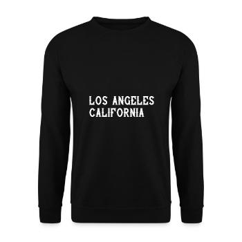 Los Angeles Californie - Sweat-shirt Unisexe - noir - Devant - Alina (178cm) & Michal (187cm)