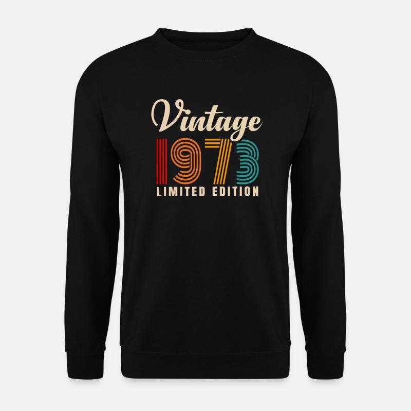 MILLÉSIME 1973. 48E ANNIVERSAIRE - Sweat-shirt Unisexe - noir