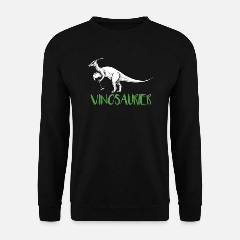 Vinosaurier - Unisex Pullover - Schwarz