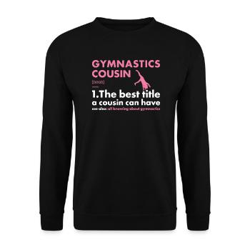 Sport Cousin Gymnastics - Unisex Pullover - Schwarz - Vorne - Alina (178cm) & Michal (187cm)